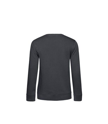 B&C Womens/Ladies Organic Sweatshirt (Asphalt) - UTBC4721