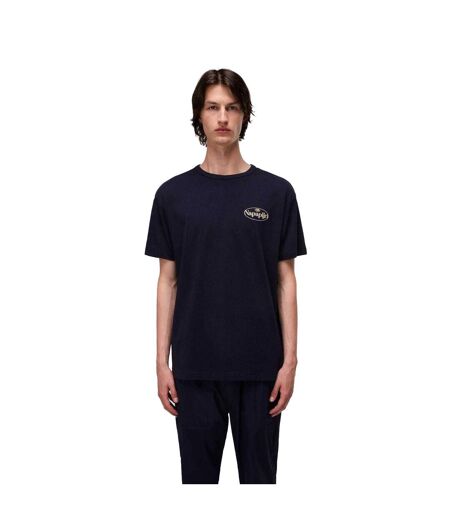 T-shirt Motif/style Graphique Homme Bleu Marine Napapijri