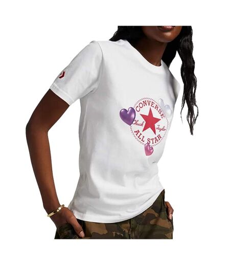 T-shirt blanc femme converse bemy2k - l