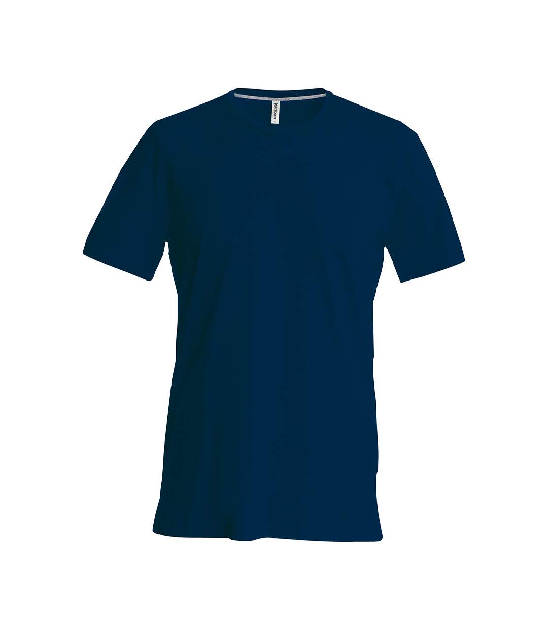 Mens crew neck t-shirt navy Kariban