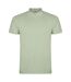 Mens Star Short-sleeved Polo Shirt Mist Green Roly-1