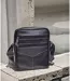 Sacoche bandoulière homme en CUIR - Sacoche multi poches - cuir vachette - Noir-3