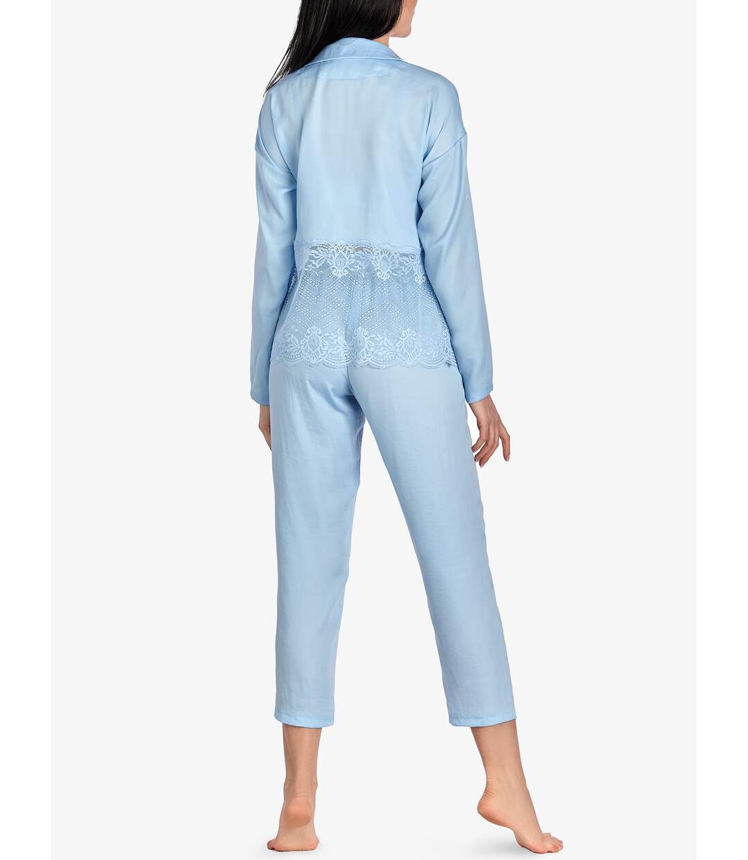 Bas pyjama pantalon 7-8 Forget-Me-Not bleu ciel Ajour-3