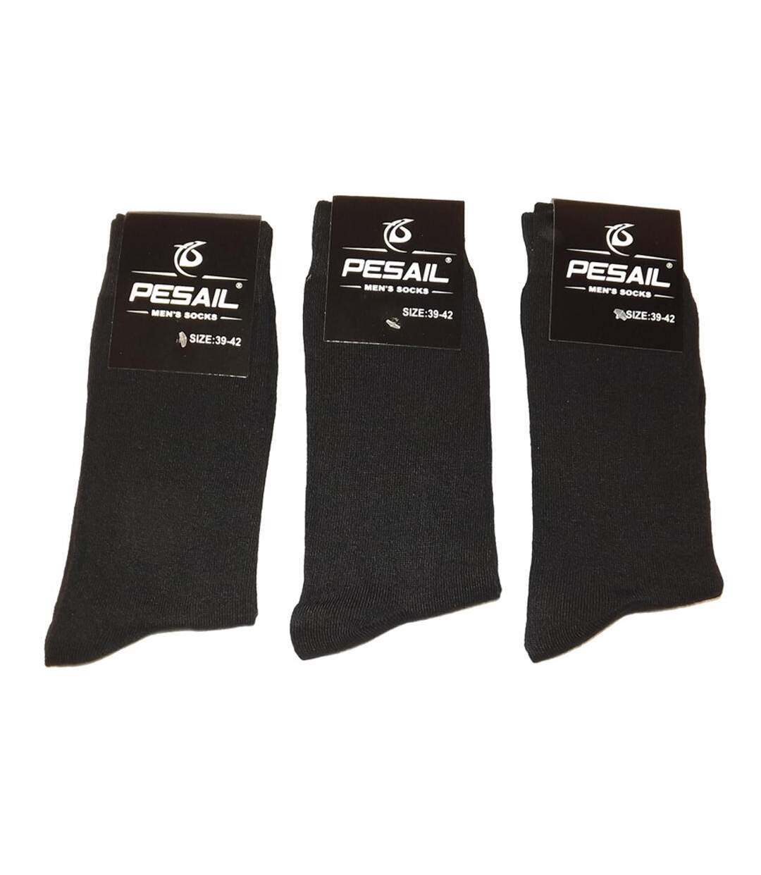 Chaussettes en coton lot de 3 paires-1