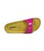 Sanosan Womens/Ladies Malaga Lacquered Sandals (Fuchsia/Brown) - UTBS3061