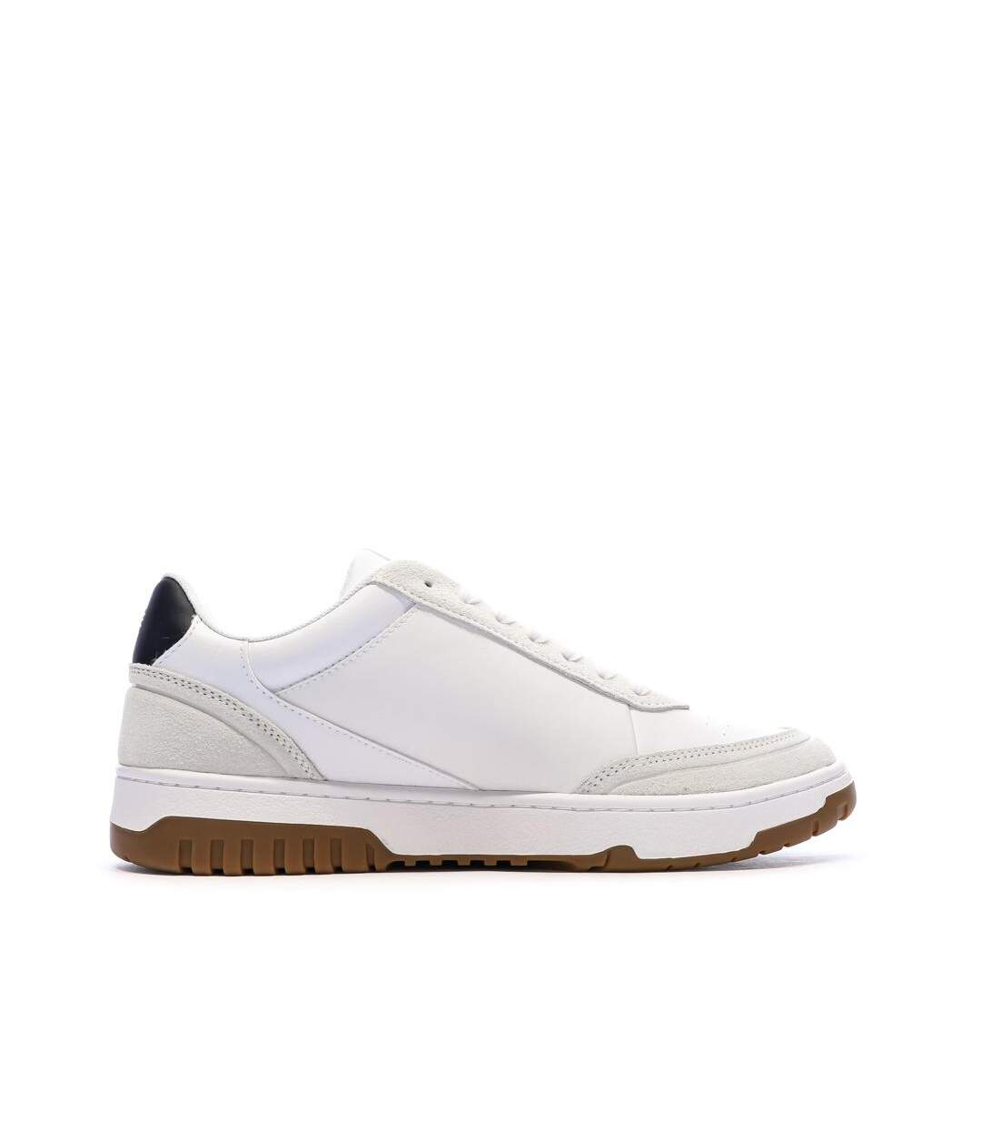 Baskets blanches/marine homme tommy hilfiger core leath-2