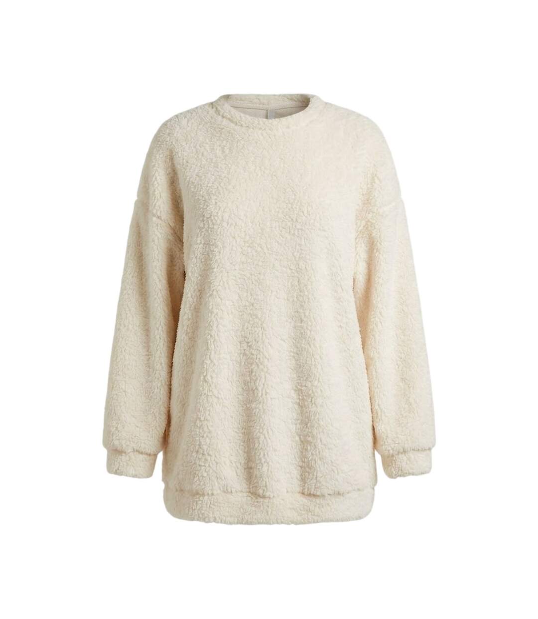 Robe-pull Femme Crème Missy Empire-2