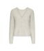 Gilet ecru femme pieces nilja-1