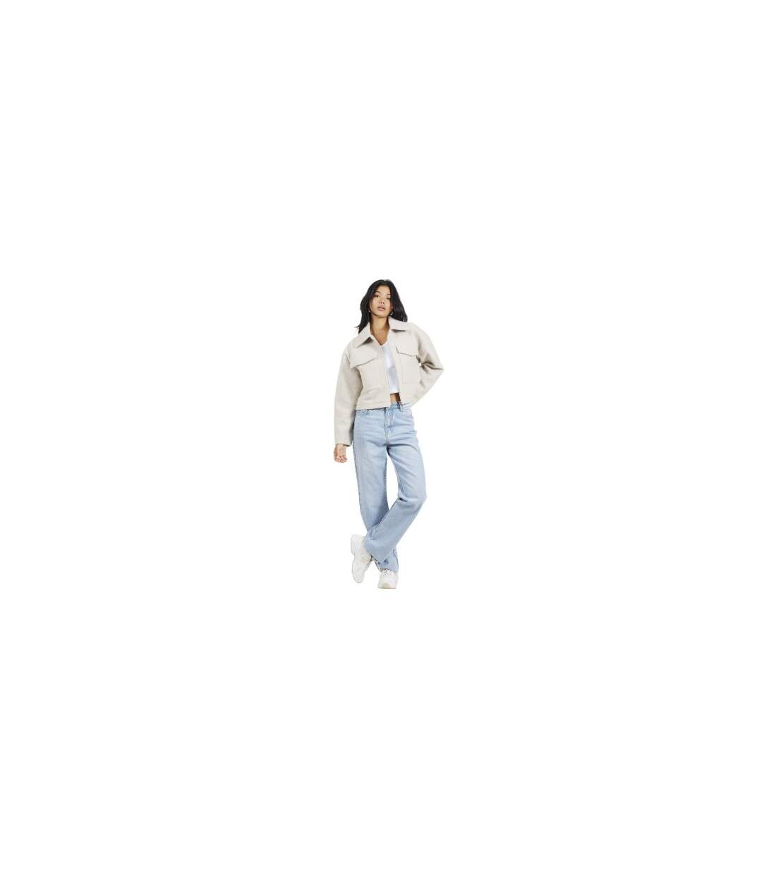 Veste Izai Femme Gris Clair Brave Soul-1