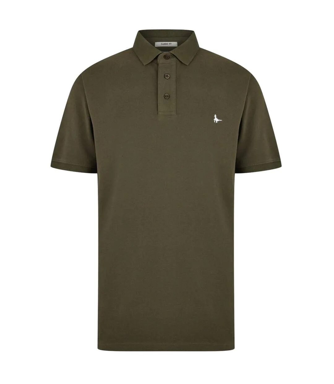 Mens Classic Embroidered Logo Polo Shirt Leaf Jack Wills-2