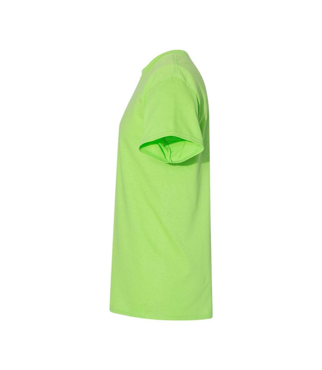 T-shirt Manches Courtes Homme Vert Clair Gildan-3