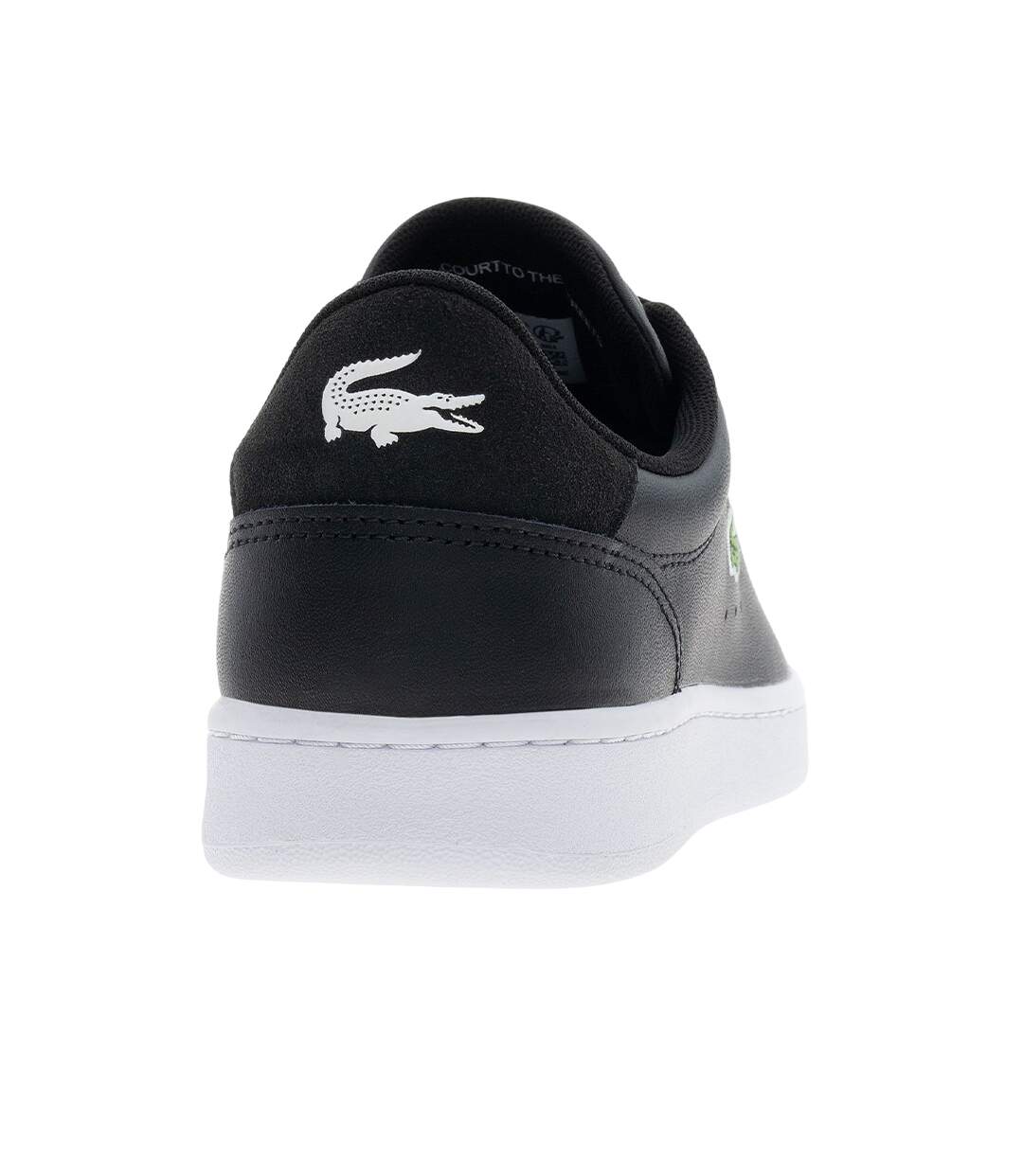 Mens Carnaby Set Leather Trainers Black Lacoste-2