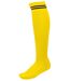 chaussettes sport - PA015 - jaune rayure noir