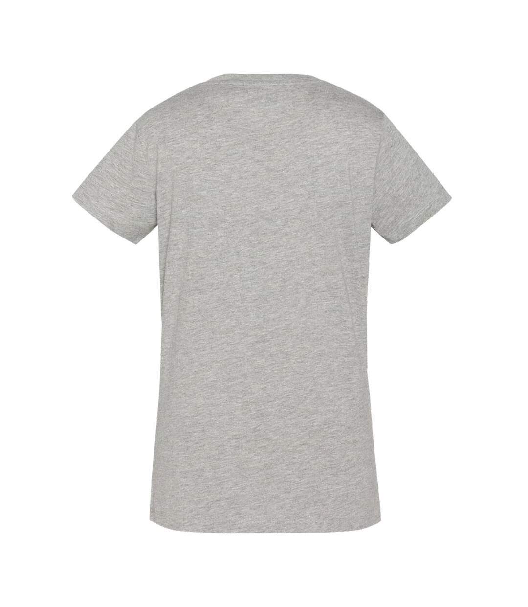 T-Shirt gris femme schott tsbrodedw-2