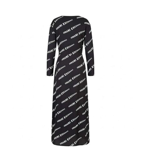 Womens/ladies Logo Dress Black Armani Exchange