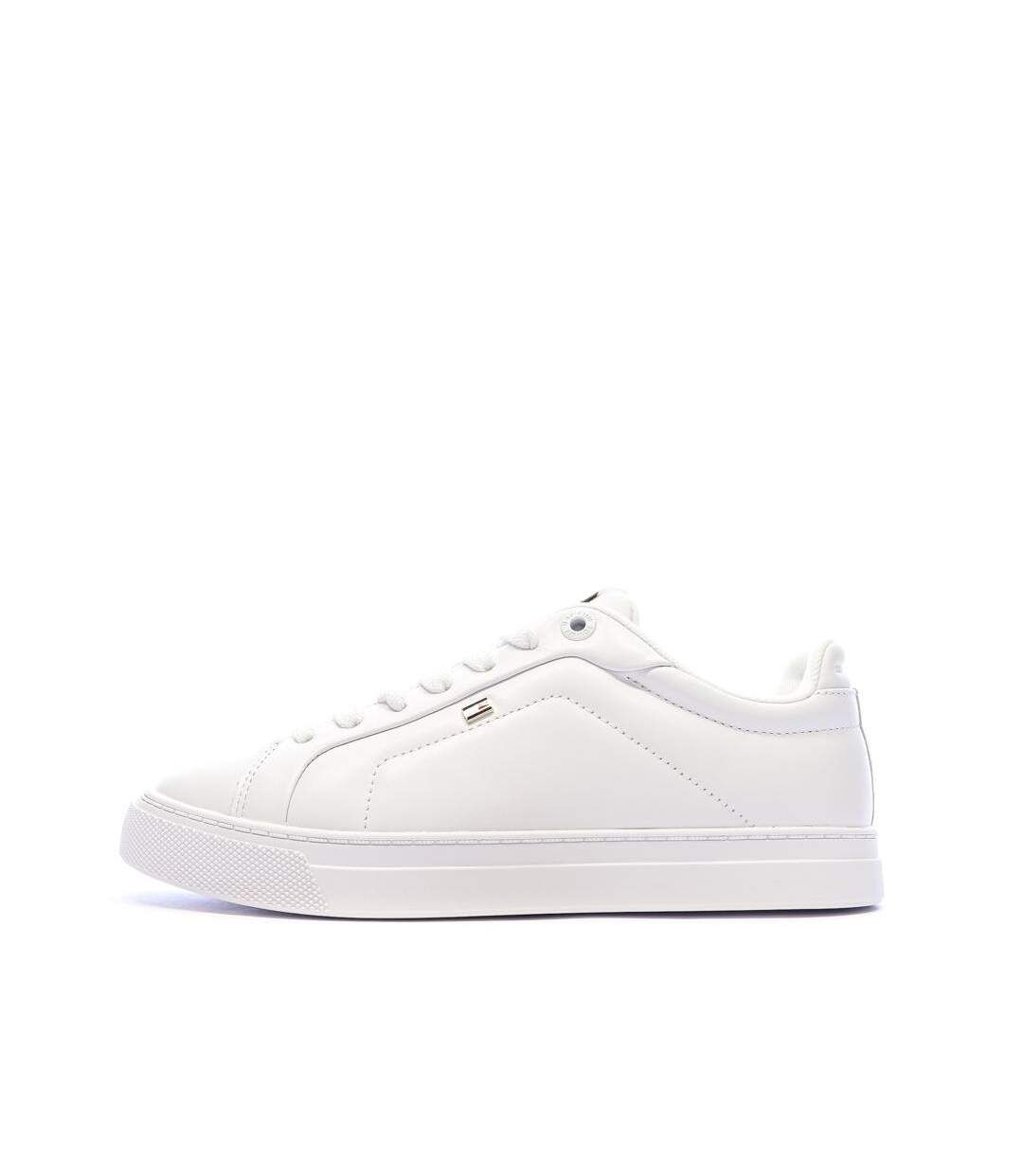Baskets blanches femme tommy hilfiger icon court-1