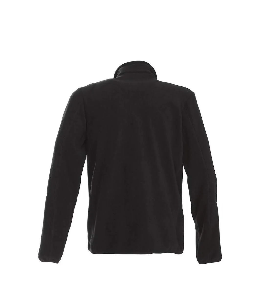 Mens Speedway Fleece Jacket Black Printer-2
