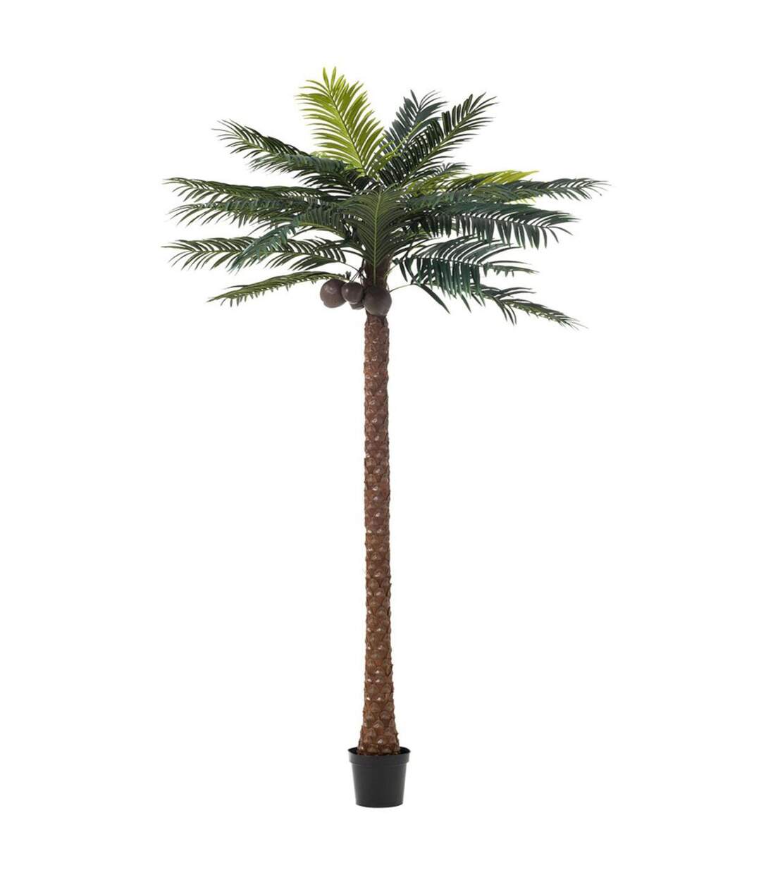 Plante Artificielle Palmier 4 Noix de Coco 350cm Vert-1