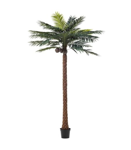 Plante Artificielle Palmier 4 Noix de Coco 350cm Vert