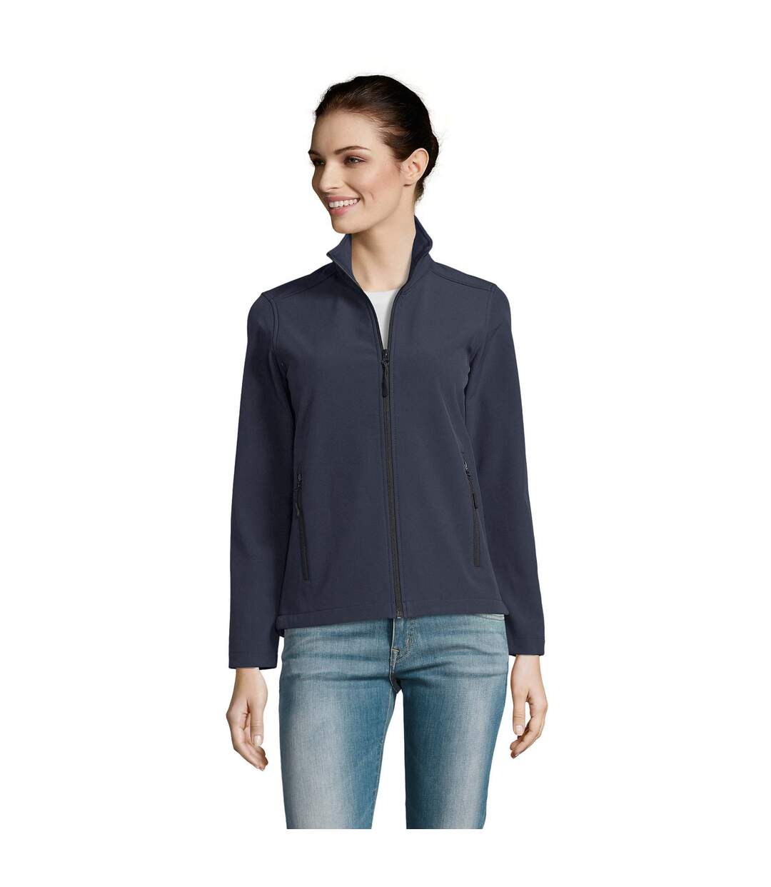 Veste Softshell Race Femme Bleu Marine SOLS-1