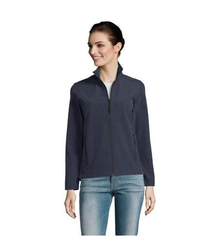 Veste Softshell Race Femme Bleu Marine SOLS
