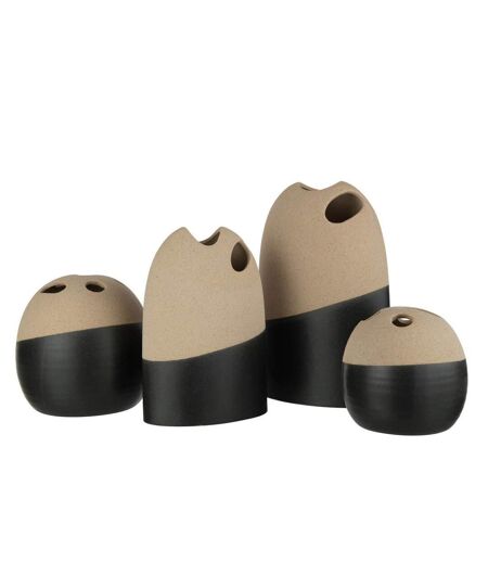 Vase Boule Déco Black Lombok 15cm Noir