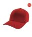 Lot de 2  casquettes de baseball homme rouge Yupoong-1