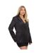 Womens/ladies Satin Double-breasted Blazer Black I Saw It First-4