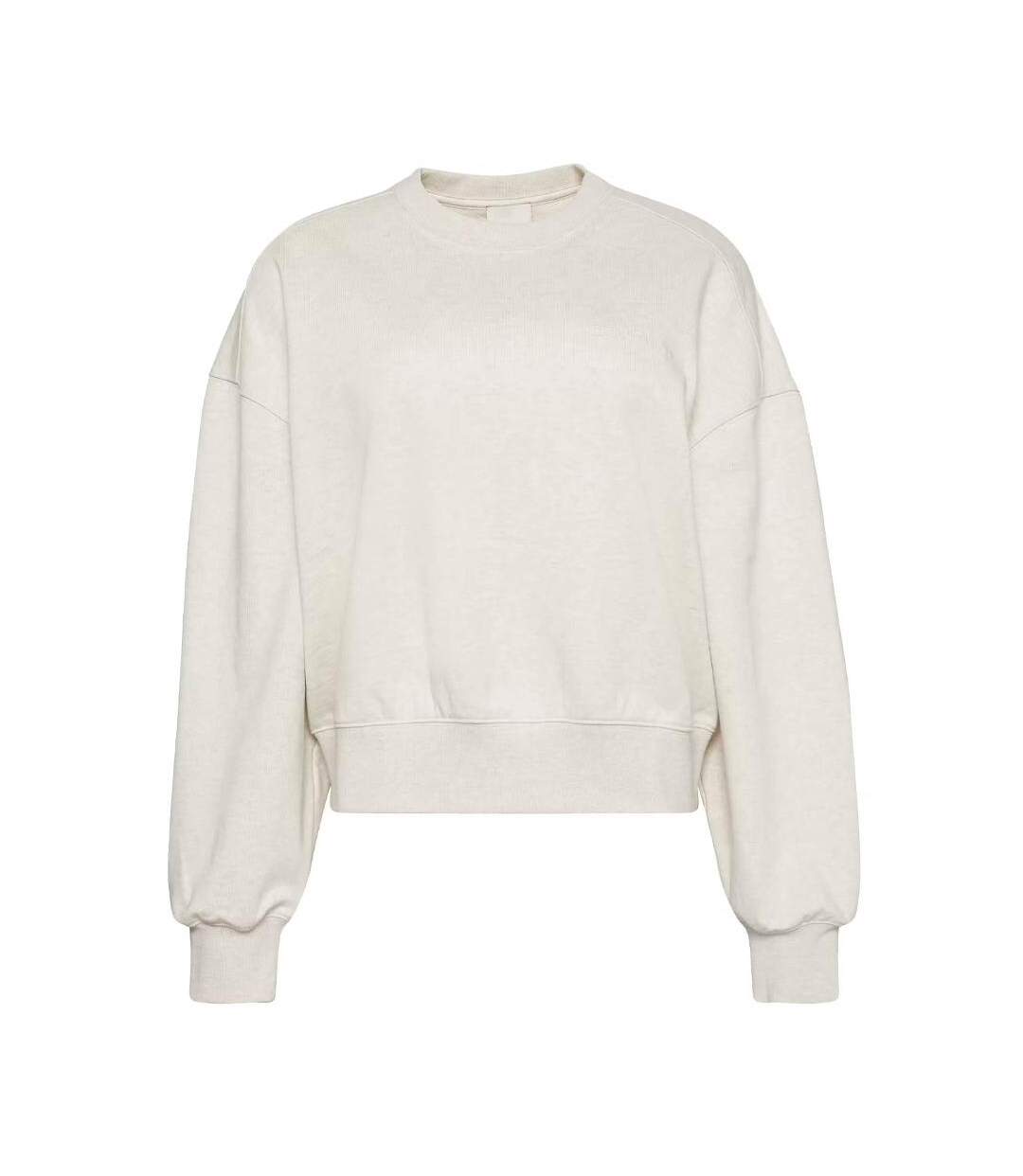 Sweat écru femme calvin klein jeans french-1