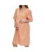 Robe Beige/Orange Femme Mamalicious Felicity - L