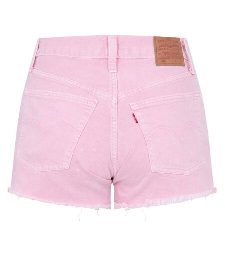 Womens/ladies 501 Original Denim Shorts Pink Levis