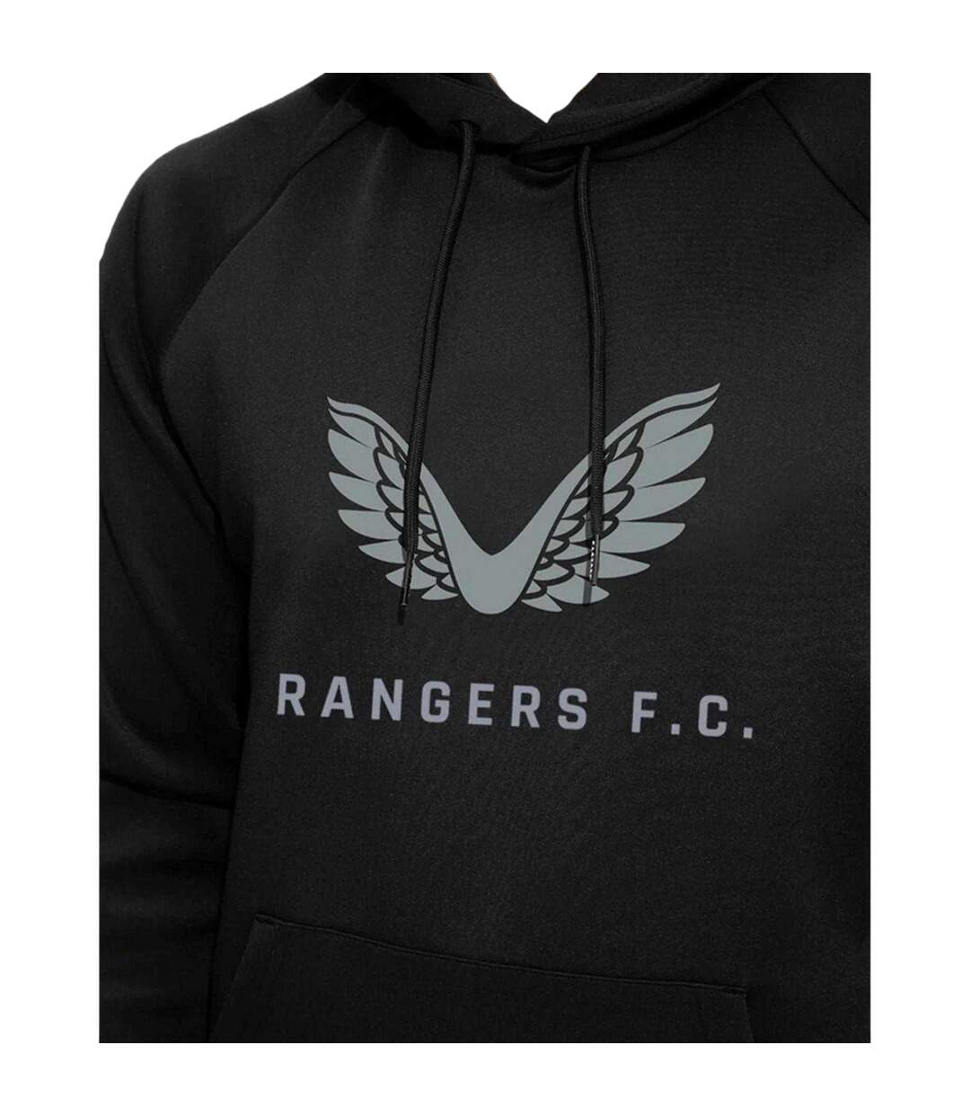 Mens Rangers Fc Pullover Hoodie Black Castore-3