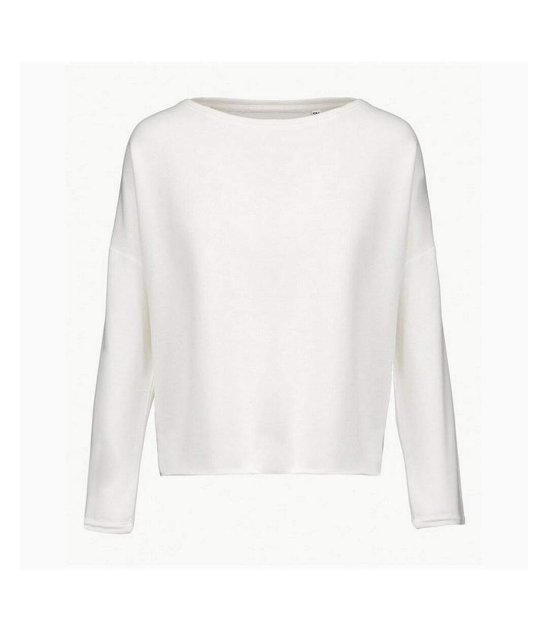 Sweat femme blanc cassé Kariban