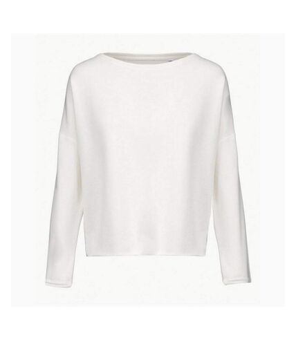 Kariban Womens/Ladies Oversized Sweatshirt (Off White) - UTRW9431