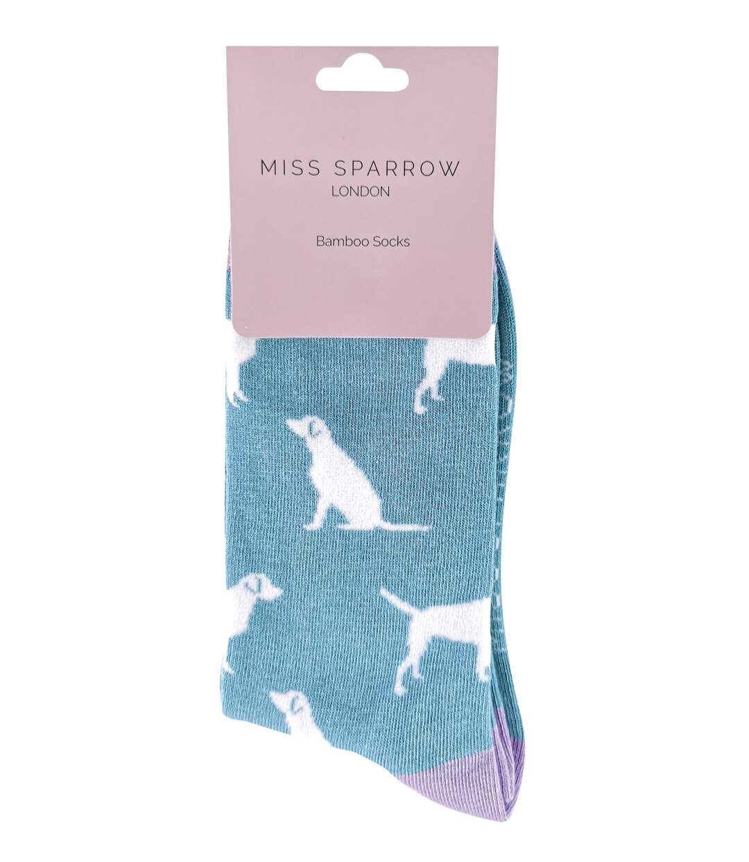 Chaussettes Femme Bambou Été avec Chien Motifs-2