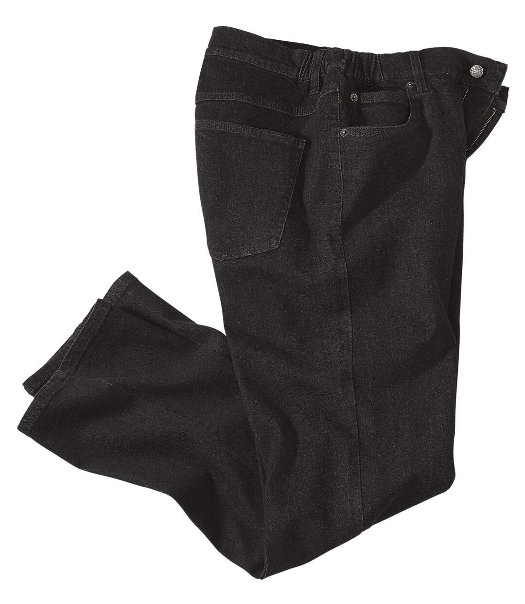 Le Jean Regular Stretch Noir-2
