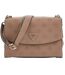 Womens/ladies Cresidia Logo Crossbody Bag One Size Dark Taupe Print Guess-1