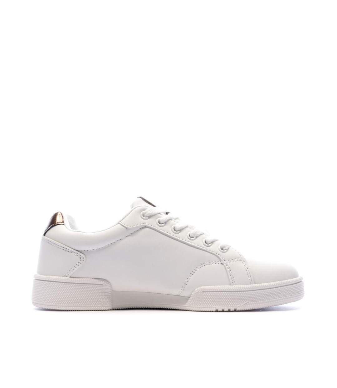 Baskets blanches/cuivre femme kappa adenis-2