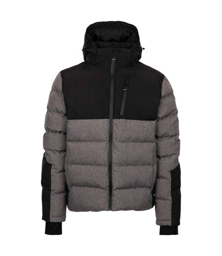 Mens Delabole Padded Jacket Grey Marl Trespass