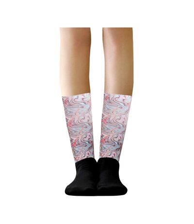 Unisex adult swirl knee high socks aqua Weatherbeeta