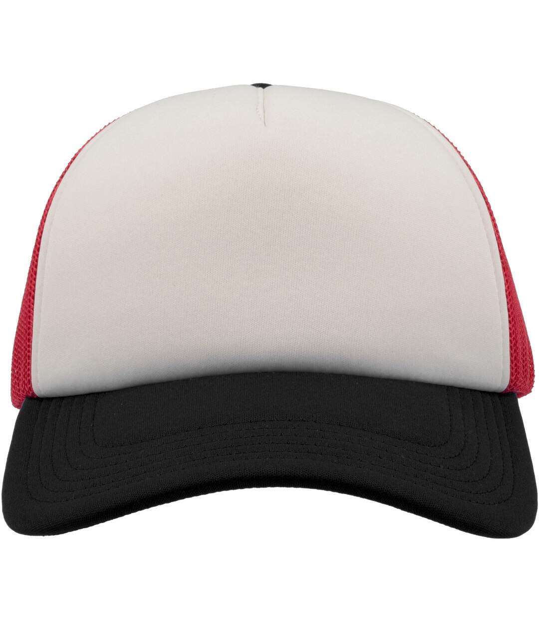 Casquette trucker rapper adulte blanc / rouge / noir Atlantis-2