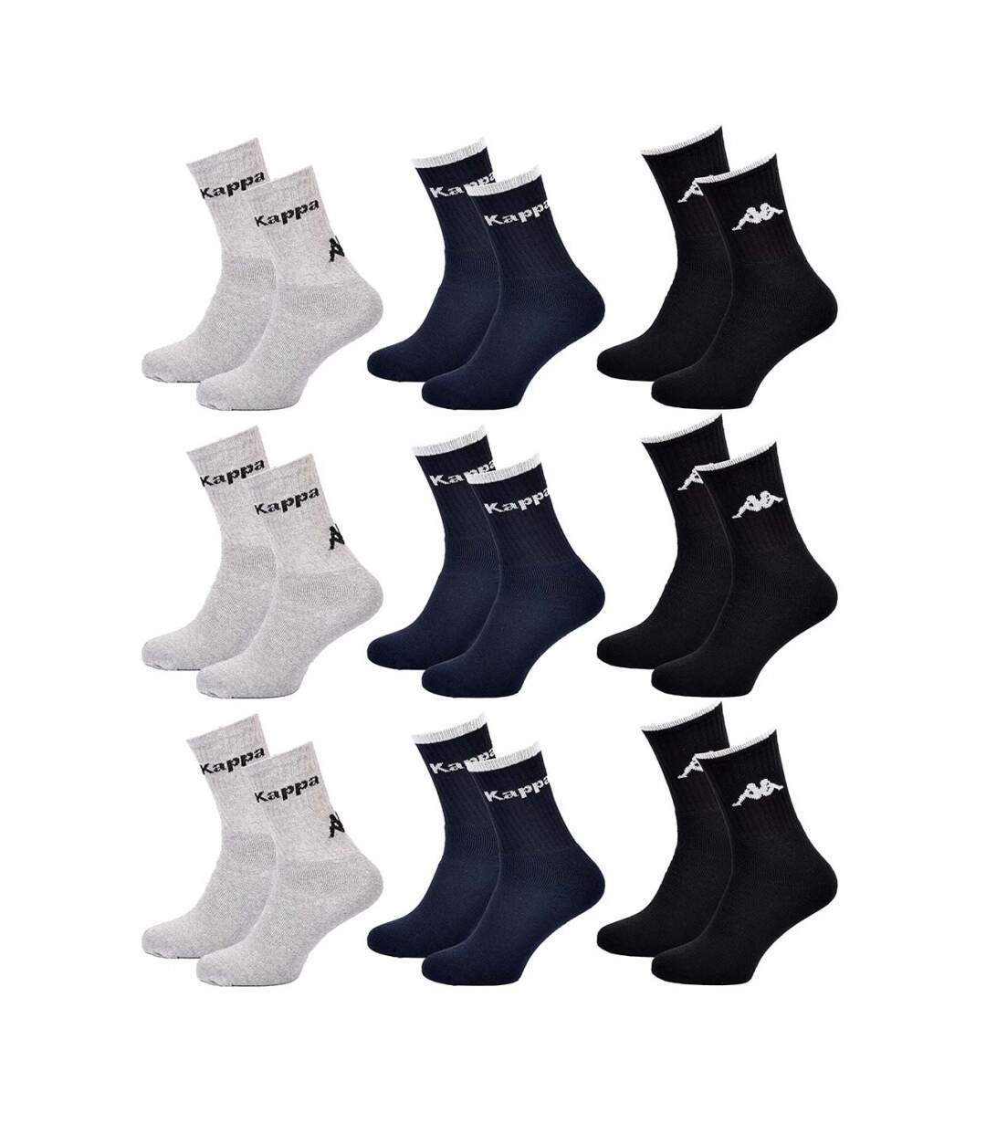 Chaussettes KAPPA CREW - Pack de 9-1