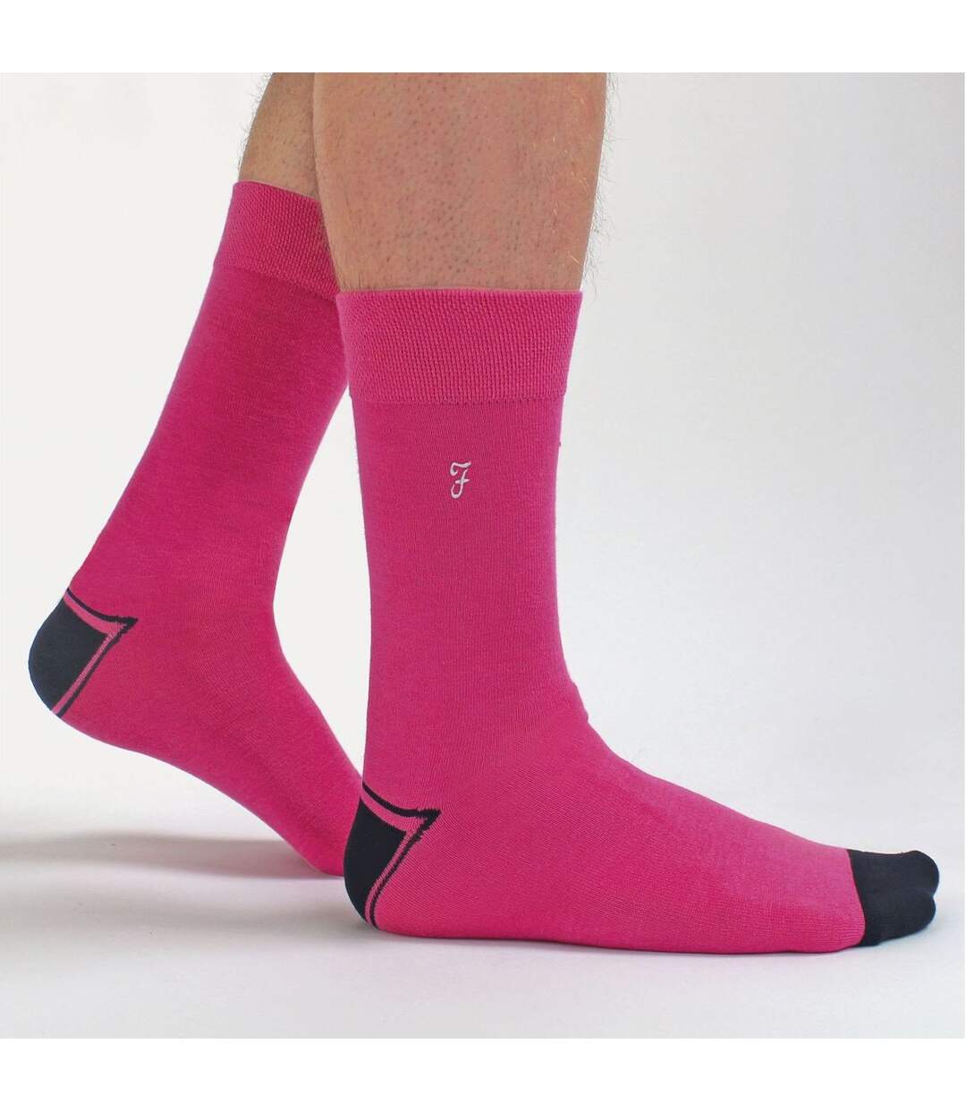 Mens 10 Pair Multi-Pack Bright Bamboo Socks-5