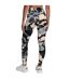 Womens/ladies Meridian Floral Pattern Leggings Black Under Armour-3