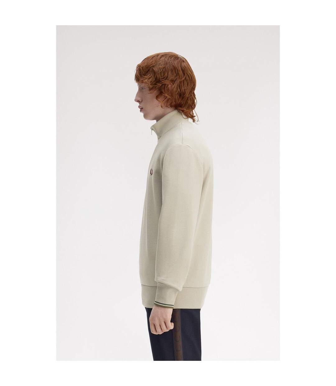 Sweat Motif/style Logo Homme Beige Fred Perry-4