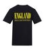 T-shirt Motif/style Angleterre World Cup Homme Noir Jaune AWD-1