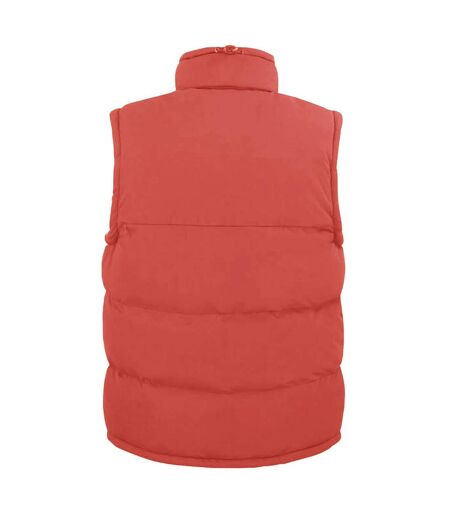 Mens Padded Body Warmer Red Result