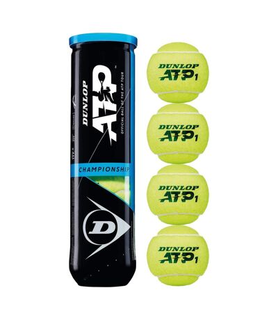 Balles De Tennis Atp Taille Unique Vert Noir Dunlop
