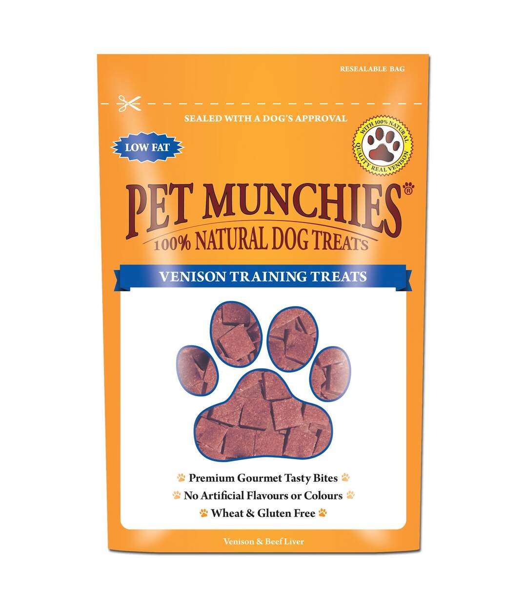 Venison dog treats 400g multicoloured Pet Munchies