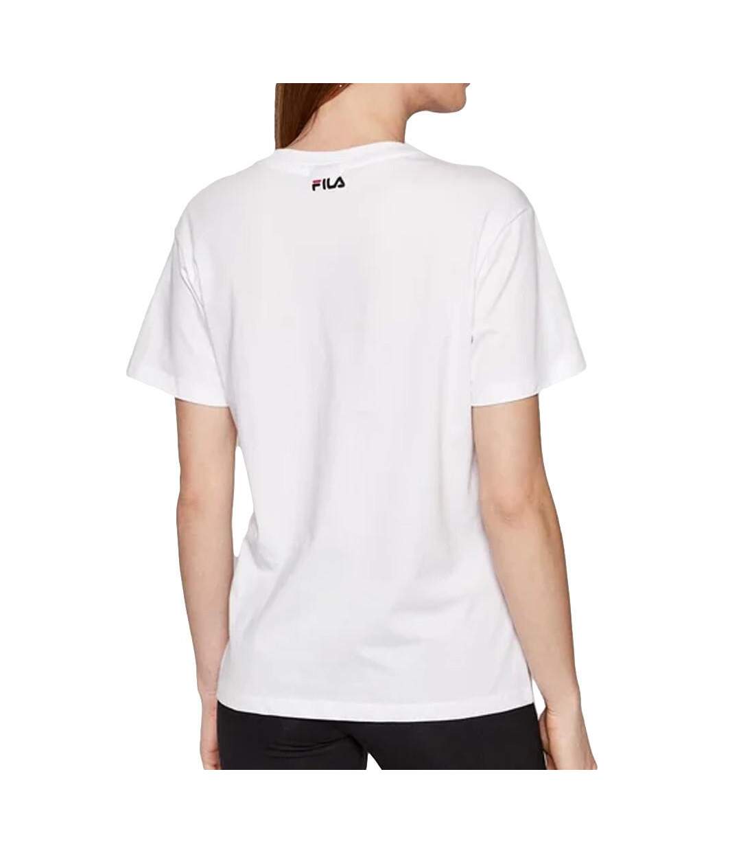 T-shirt blanc femme fila biga - l-2